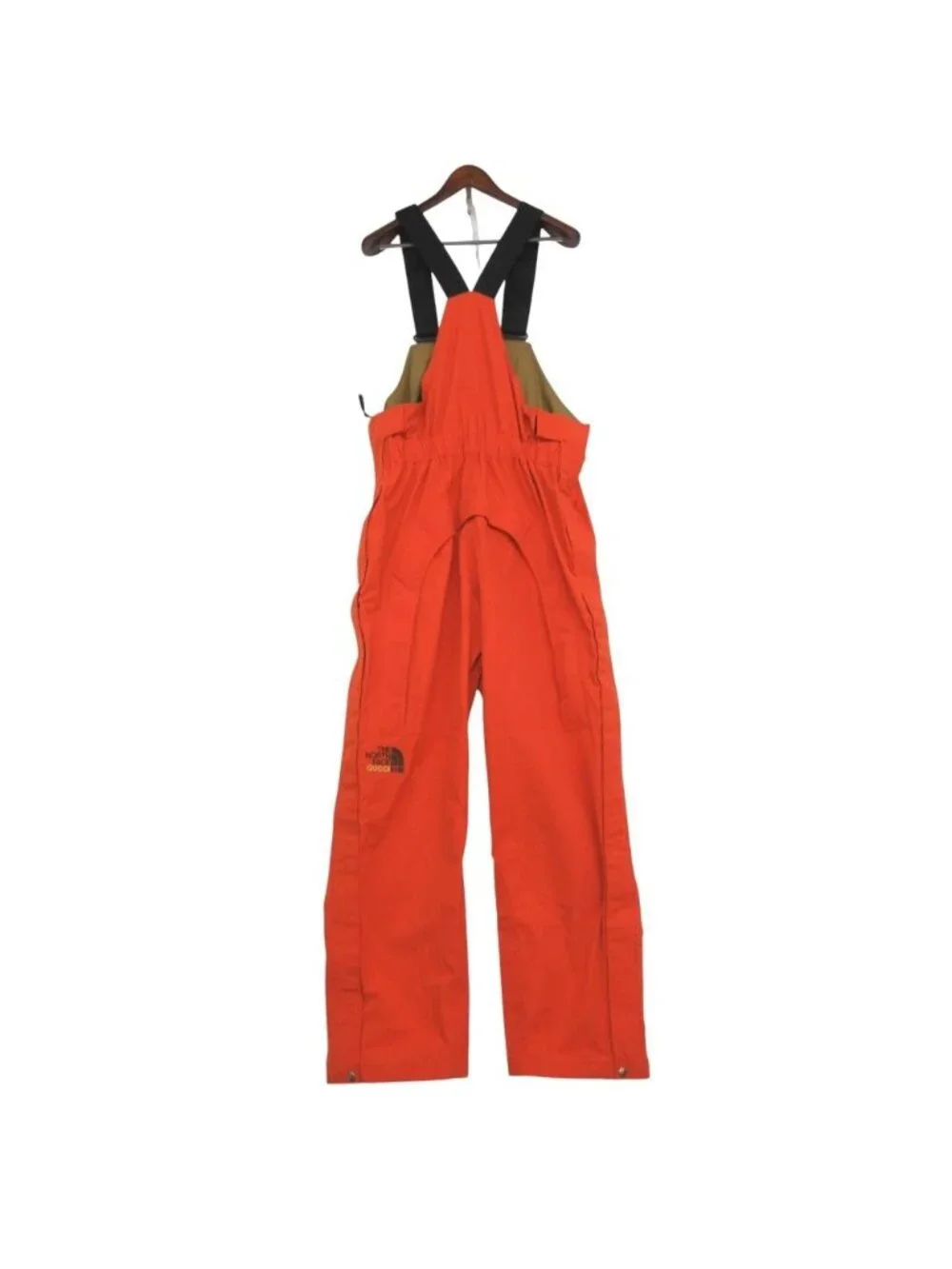 Gucci the North Face Overall Jumps Overalls Logo Embroidery Orange LL